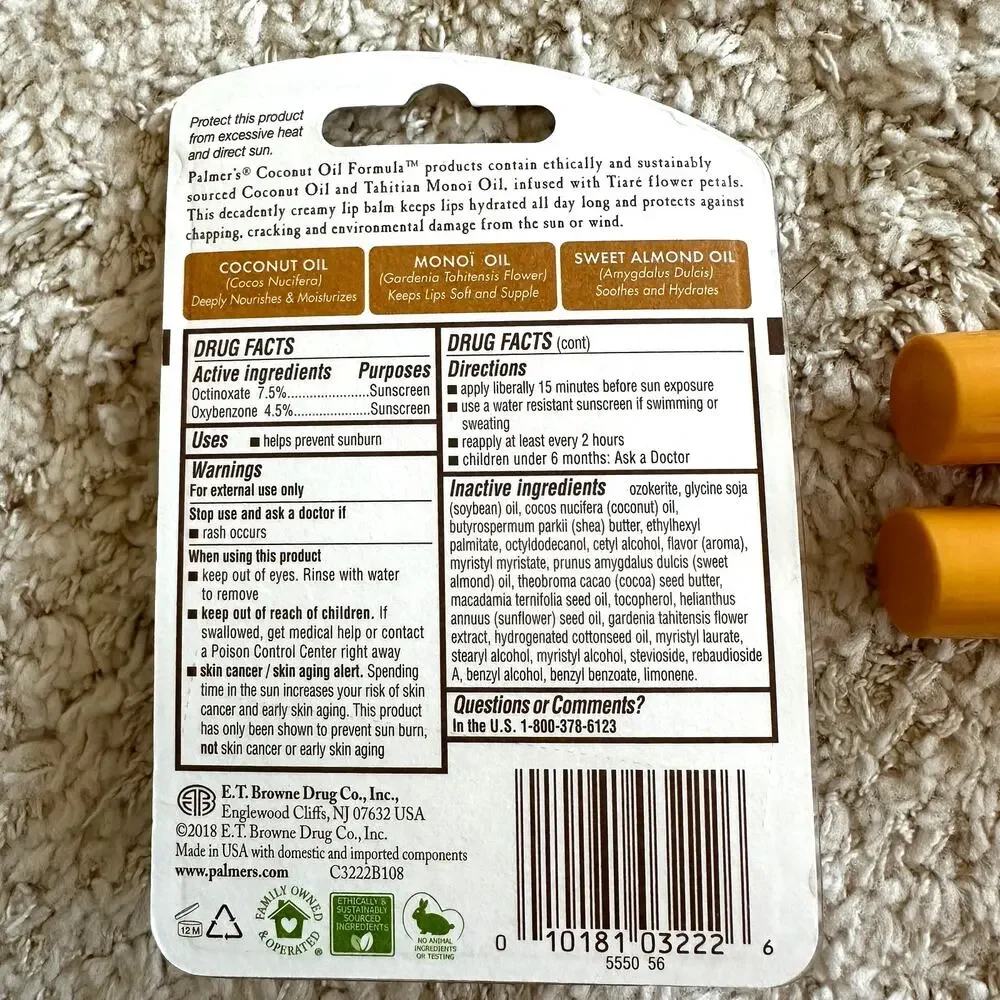 Lip Balm Bundle of 3 Palmer's Burt's Bees